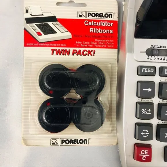 Cannon MP11DX Business Calculator Print Tape Digital with Clock - Picture 4 of 16